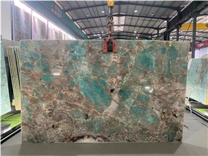 Natural Green Quartzite Slab And Tiles For Wall