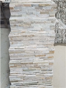 White Grey Marble Loose Stone Ledge Panel Veneer