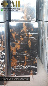 Black And Gold Marble 30X60x2cm Tiles