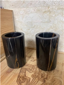 Interior Stone Wine Rack Marble Candle Jar Design Decor Vase