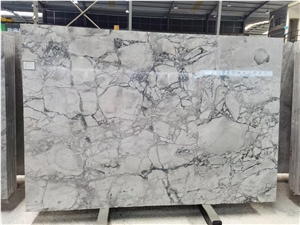 Marble Grey Floor Slab Pattern Calacatta Stone Slab