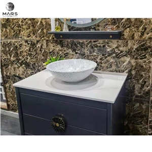 Artificial Terrazzo Stone Bathroom Hand Wash Sink Wash Basin