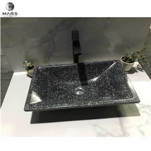 High Quality Artificial Terrazzo Popular Pedestal Wash Basin