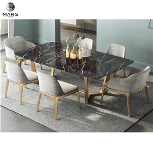 4-6 Person Marble Top Dining Table