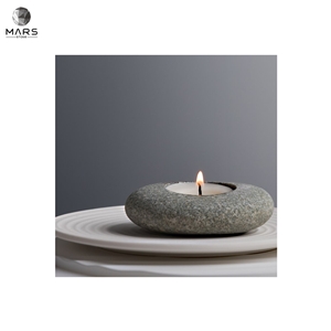 Best Selling Natural Stone Tabletop Tealight Candle Holder