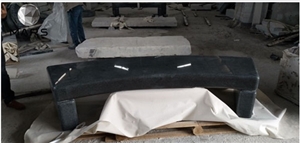 Black Granite Long Benches Block Bench Stone Benches