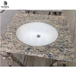 Commercial Vanity Top Ceramic Sink Santa Cecilia Granite