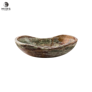 Factory Supply Cheap Colorful Stone Oval Onyx Sink Basin