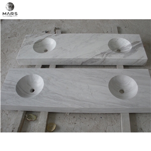 Greece Volakas White Marble Kitchen Top Countertop