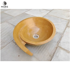 High Quality Marble Counter Basin Hand Crafted Stone Sink