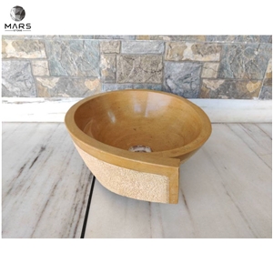 High Quality Marble Counter Basin Hand Crafted Stone Sink