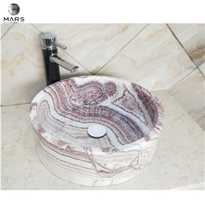 High Quality White Marble Natural Polishing Wash Basin Sink