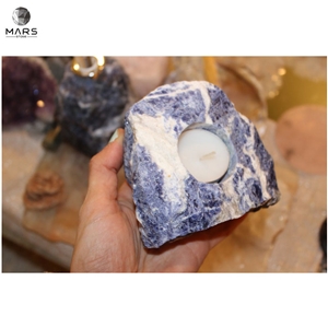 Luxury Best Design Modern Natural Onyx Stone Candle Holder