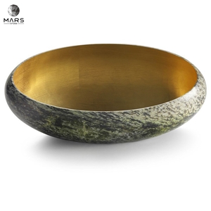 Modern Style Natural Marble Round Marble Wash Basin Sink
