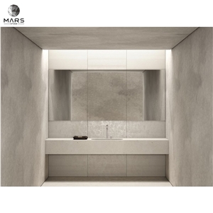 Natural White Wall Mounted Marble Round Basin Wash Sink