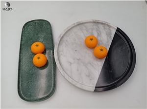 New Design Modern Decorative Tray Marble Pattern Fruit Tray