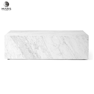 Newest Modern Simple Style White Marble Top Coffee Table