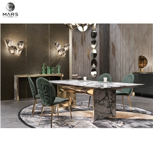 Nordic Modern Dining Table Marble For Home Design