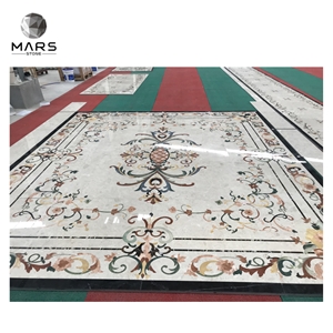 Prefab Custom Royal Arabic Majlis Water Jet Marble Floor