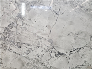 Brazil Calacatta Grey Marble Polished Slab Tile