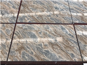 China Apollo Marble Polished Slab Brown Beige Tile
