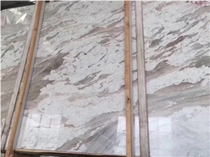 Greece Ionian Marble Polished Grey With Beige Slab