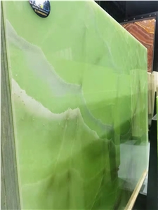 Green Onyx Slab Jade Luxury Polished Slab Tile