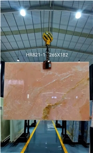 High Quality Pink Onyx Polished For Background Wall