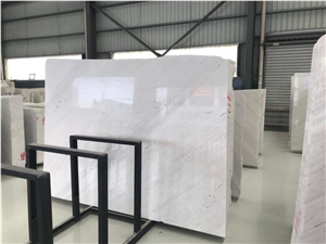 White Sivec Marble Slabs