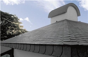 Black Pompeu Slate Roof Tiles