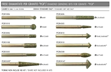 PGR Diamond Grinding And Carving Bits For Granite