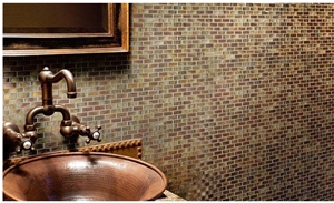 Glass Mosaic Tiles For Bathroom And Kitchen Backsplash