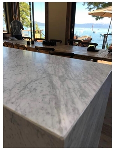 Bianco Gioia Statuarietto Marble Kitchen Countertops