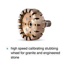CNC Machine High Speed Calibrating Stubbing Wheel For Granite And Engineered Stone