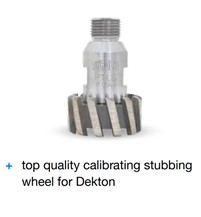CNC Machine Top Quality Calibrating Stubbing Wheel For Dekton Sintered Stone And Porcelain Slabs