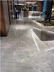 20Mm Thickness Natural Dream Light Grey Marble Tiles