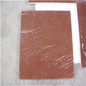China Factory Price Red Marble Slab Tile