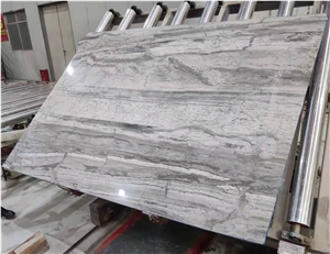 Chinese Cheap Wave Grey Marble Tiles And Slabs