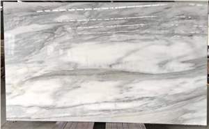Clouds White Marble Polished Tiles & Slabs
