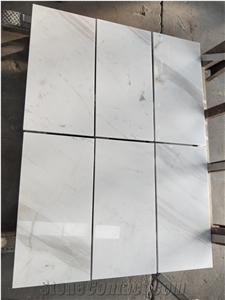 Factory Good Price Greece Volakas White Marble Tiles