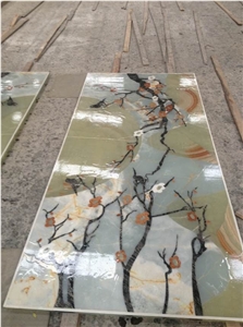 Hot Sale Calacatta White Marble Waterjet Factory Price