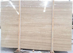 Natural Classic Tequila Beige Marble With Vein Tiles Slabs