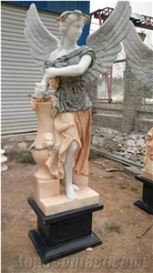 Outdoor Life Size Garden Marble Lady Girl Statue Sculpture