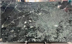 Snow Green Marble Slabs, Green Vein Marble Slabs