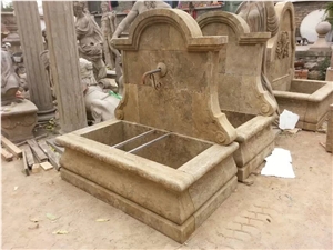 Stone Carved Natural Marble Garden Fountain