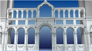 White Marble Stone Relief Carving Sculpture For Church