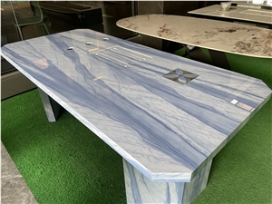 Sintered Stone Table Artificial Stone Azul Macaubas
