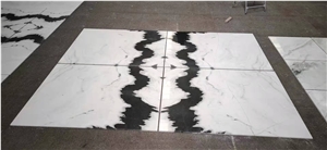 Chinese Panda White Marble Floor And Wall Tiles Cut To Size