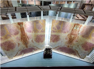 Multiple Exotic Quartzite Large Panels For Luxury Decoration