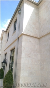 Classic Coral Stone Building Ornaments, Masonry Facade